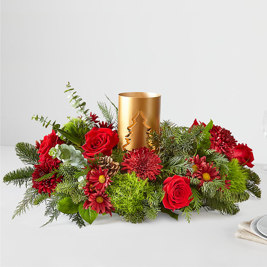 Toast the Season Centerpiece – VIC'S FLORAL INC, Cleveland OH
