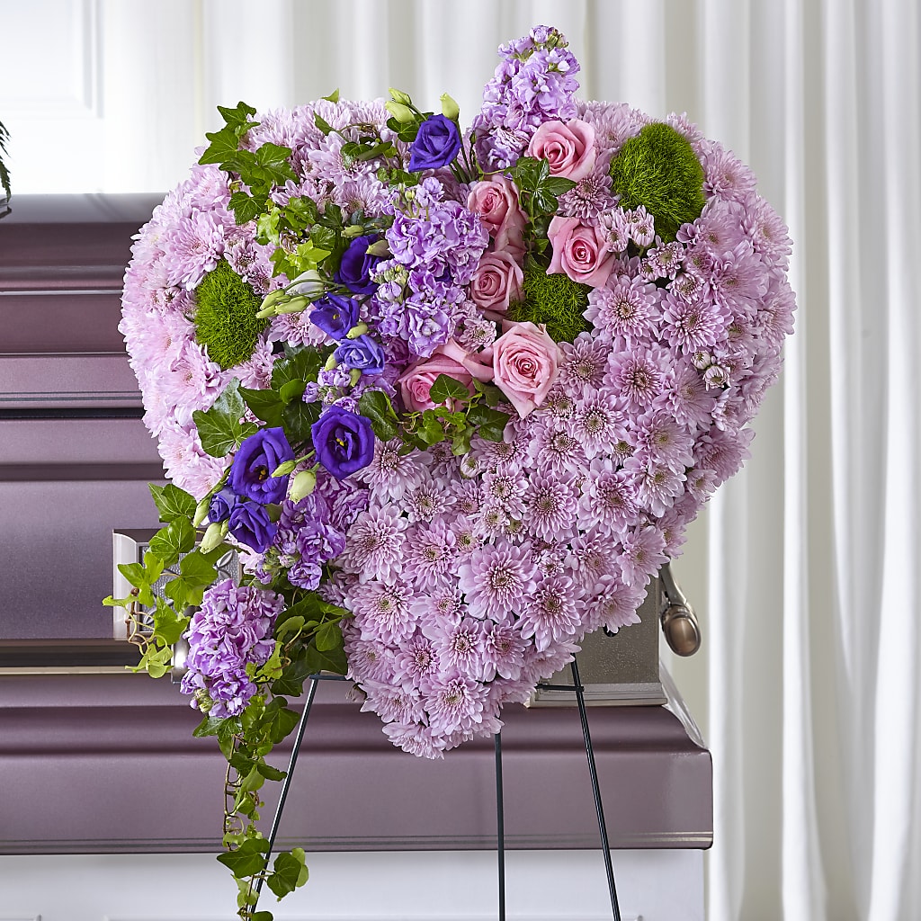 Treasured Love Standing Heart – VIC'S FLORAL INC, Cleveland OH