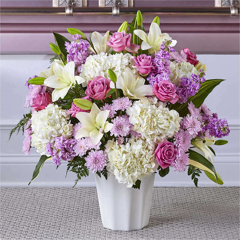 Heaven Sent Floor Basket – VIC'S FLORAL INC, Cleveland OH