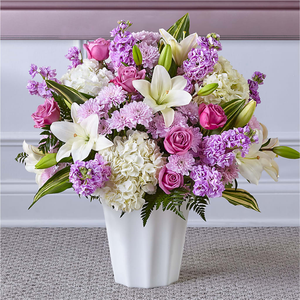 Heaven Sent Floor Basket – VIC'S FLORAL INC, Cleveland OH