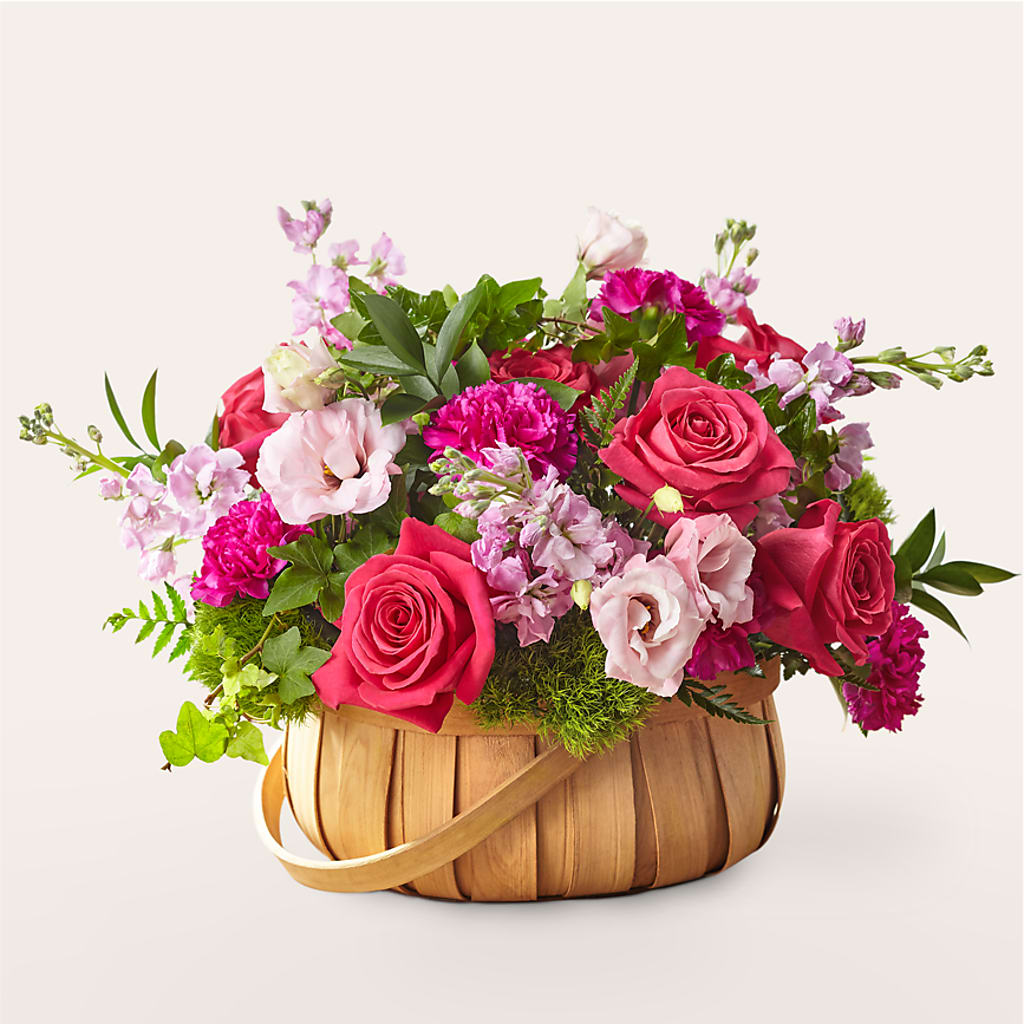Radiance in Bloom Basket – VIC'S FLORAL INC, Cleveland OH