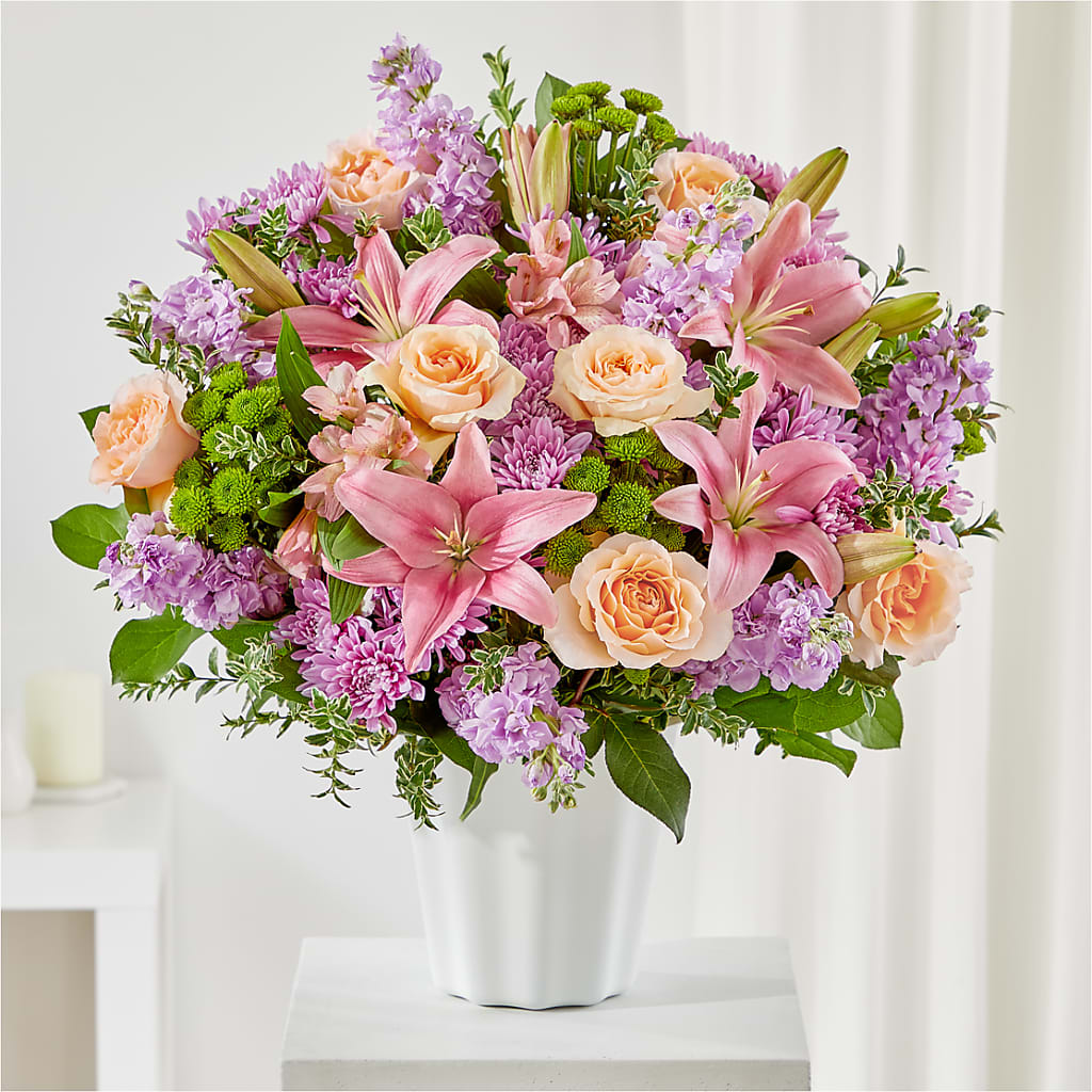 Supportive Embrace Tabletop Basket – VIC'S FLORAL INC, Cleveland OH