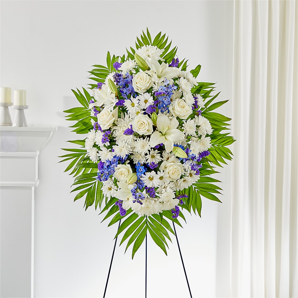 At Rest Standing Spray – VIC'S FLORAL INC, Cleveland OH