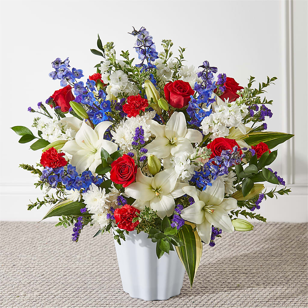 Consoled Floor Basket – VIC'S FLORAL INC, Cleveland OH