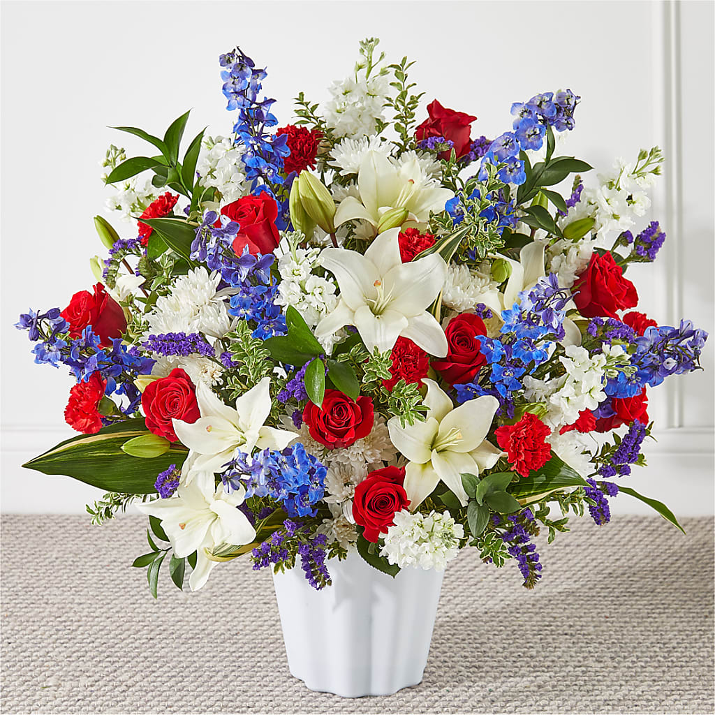 Consoled Floor Basket – VIC'S FLORAL INC, Cleveland OH
