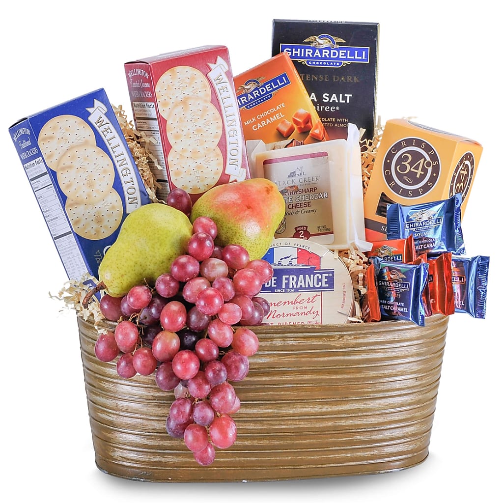 Cheese, Cracker and Fruit Delight – VIC'S FLORAL INC, Cleveland OH