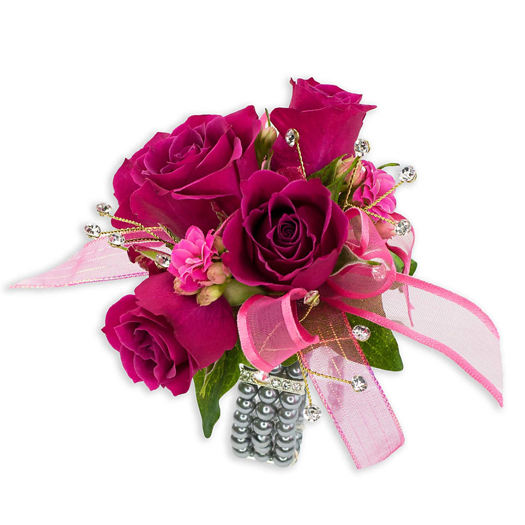 Fuchsia Wrist Corsage