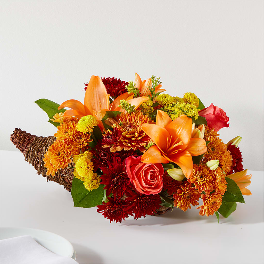 Bouquet of Blessings Cornucopia – VIC'S FLORAL INC, Cleveland OH