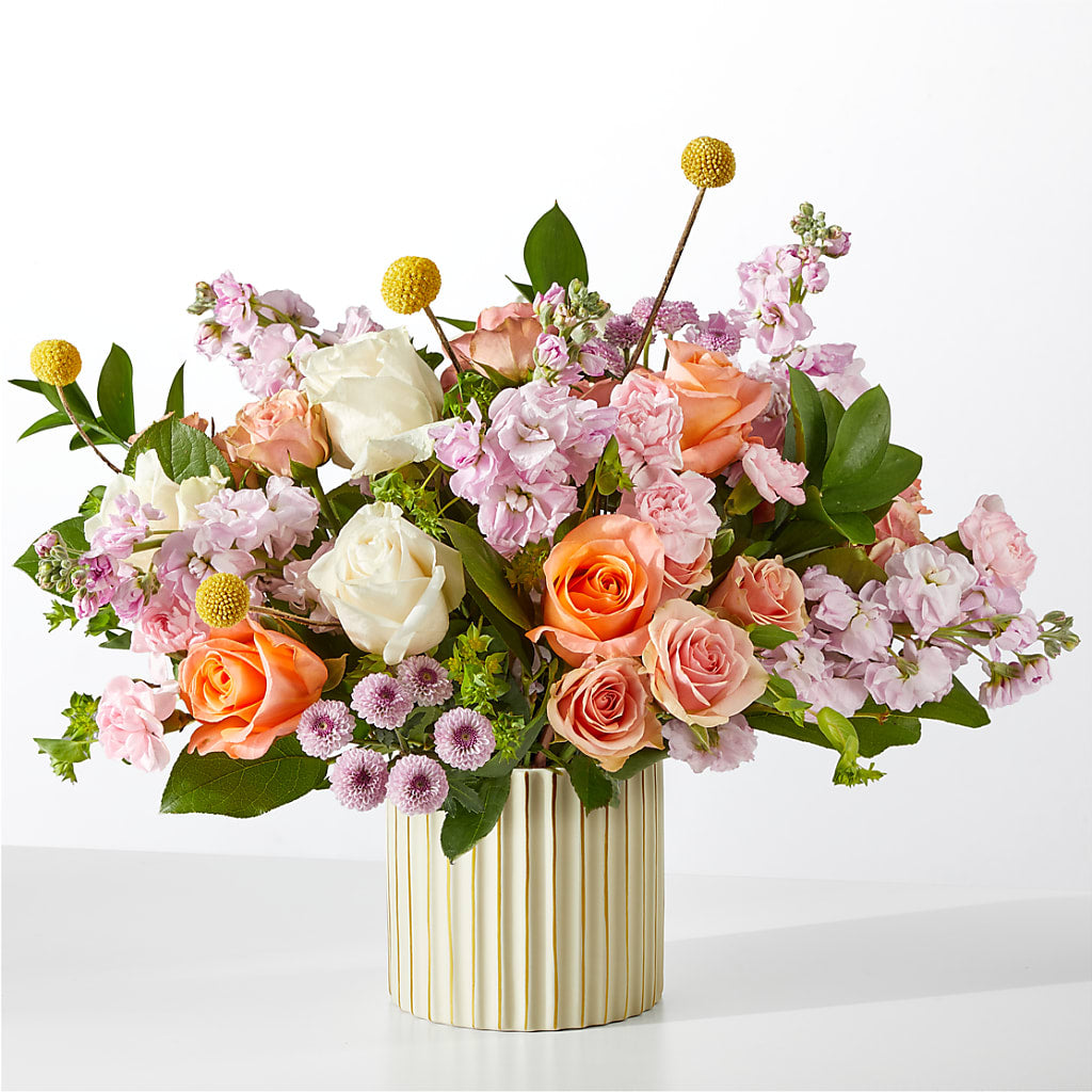 French Market Bouquet with Ivory Vase – VIC'S FLORAL INC, Cleveland OH