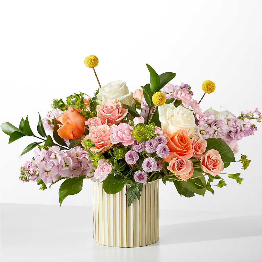 French Market Bouquet with Ivory Vase – VIC'S FLORAL INC, Cleveland OH