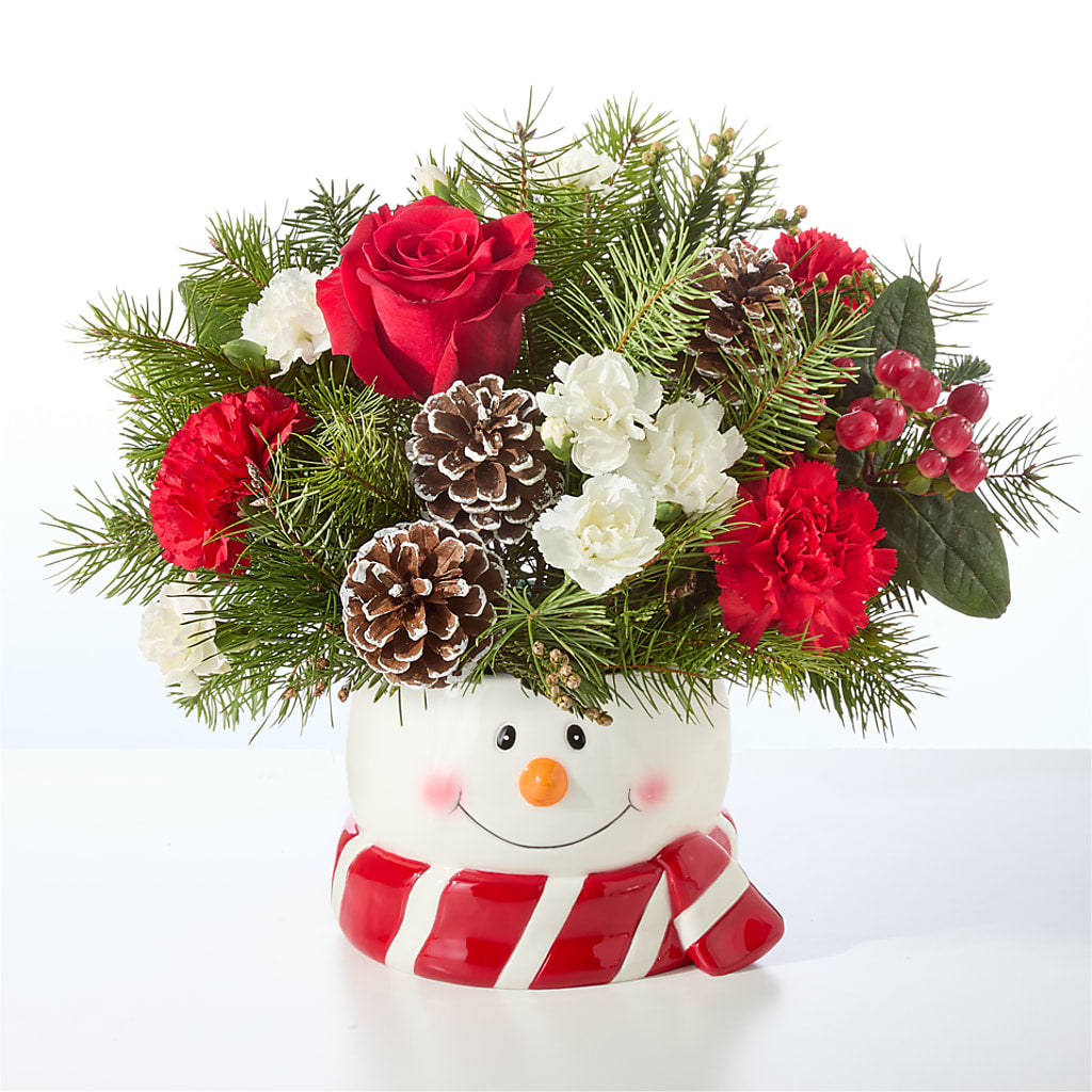 Jolly Snowman Bouquet – VIC'S FLORAL INC, Cleveland OH
