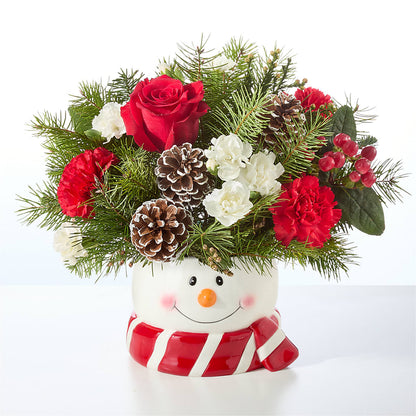 Jolly Snowman Bouquet – VIC'S FLORAL INC, Cleveland OH