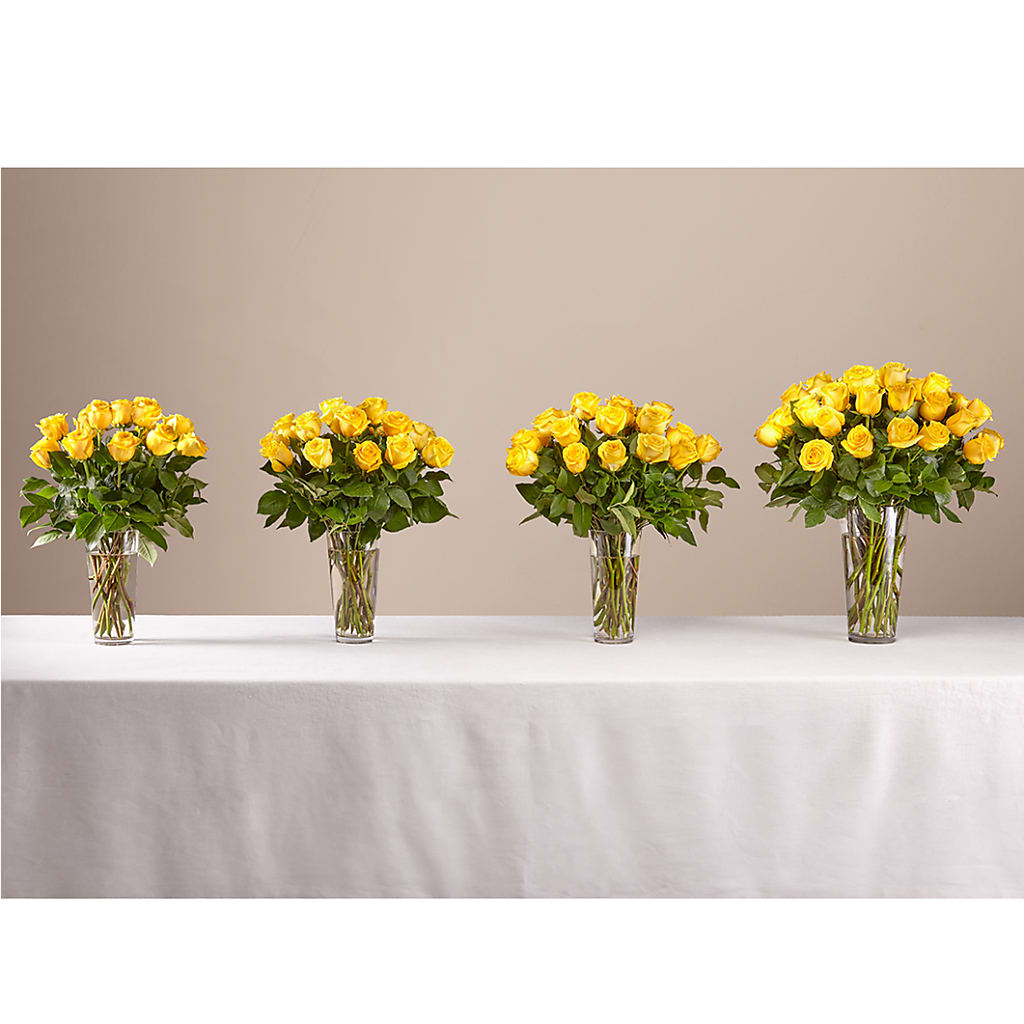 Long Stem Yellow Rose Bouquet – VIC'S FLORAL INC, Cleveland OH
