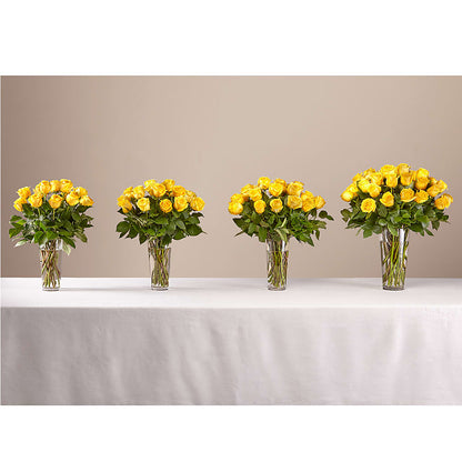 Long Stem Yellow Rose Bouquet – VIC'S FLORAL INC, Cleveland OH