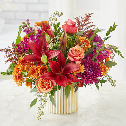 Burgundy Landscape Bouquet – VIC'S FLORAL INC, Cleveland OH