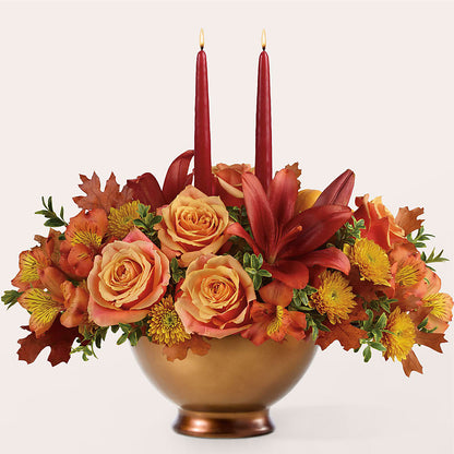 Harvest Table Centerpiece – VIC'S FLORAL INC, Cleveland OH