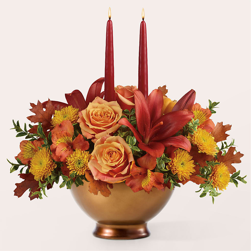 Harvest Table Centerpiece – VIC'S FLORAL INC, Cleveland OH