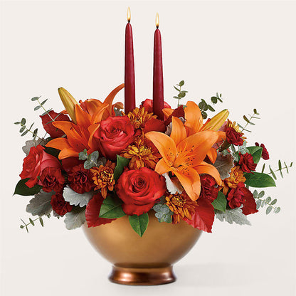 Fruits of Fall Centerpiece – VIC'S FLORAL INC, Cleveland OH