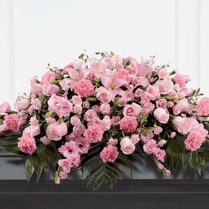Garden of Comfort Casket Spray (Standard) – VIC'S FLORAL INC, Cleveland OH