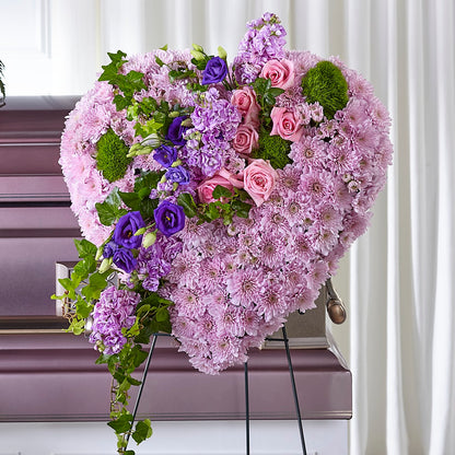 Treasured Love Standing Heart – VIC'S FLORAL INC, Cleveland OH