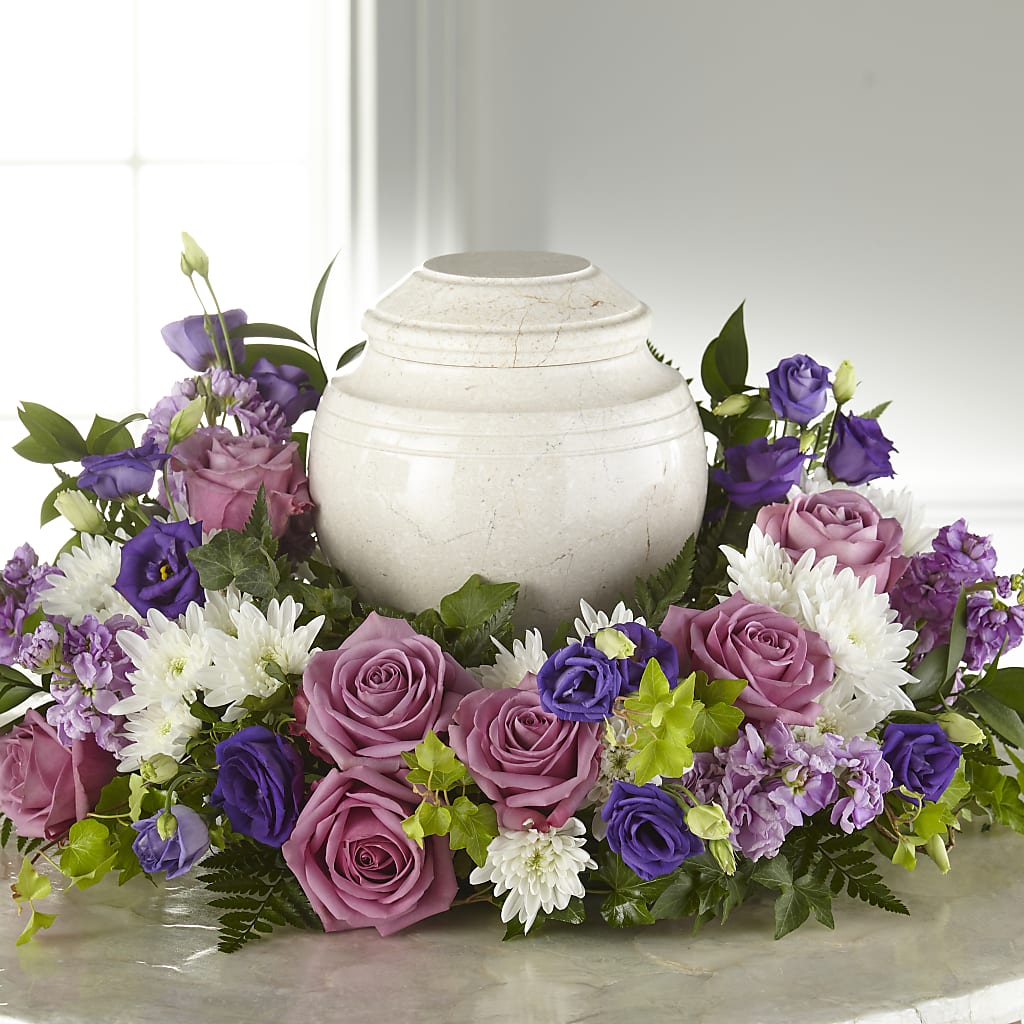 Blooming Sympathy Cremation Adornment – VIC'S FLORAL INC, Cleveland OH