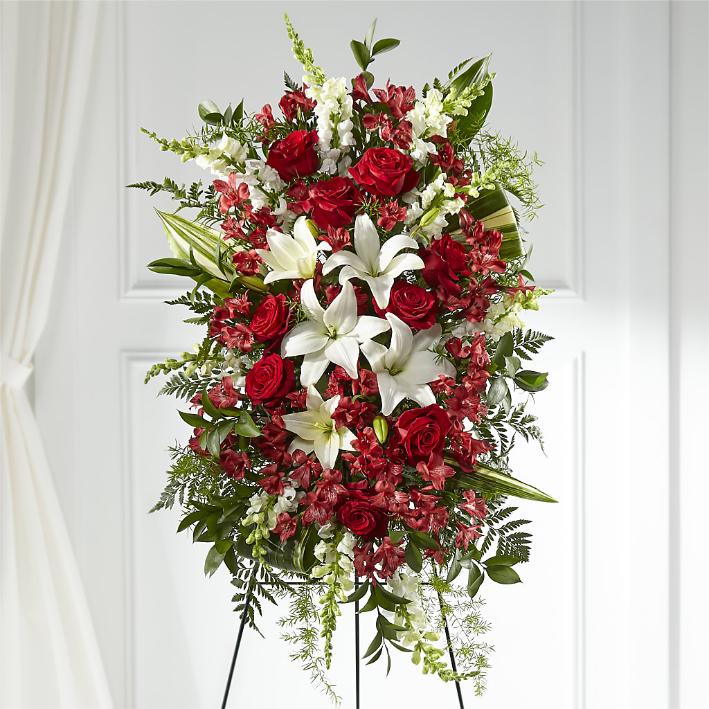 Everlasting Memory Standing Spray – VIC'S FLORAL INC, Cleveland OH