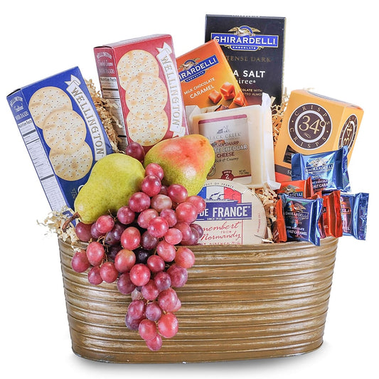 Cheese, Cracker and Fruit Delight