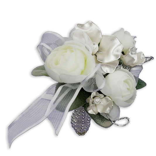 Satin Pearl Wrist Corsage