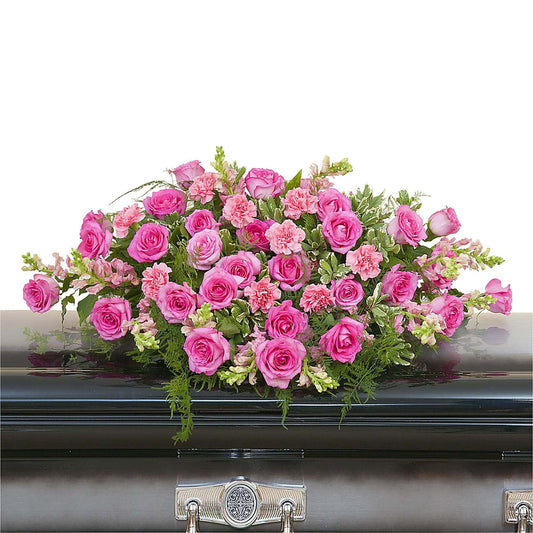 Peaceful Pink Casket Spray