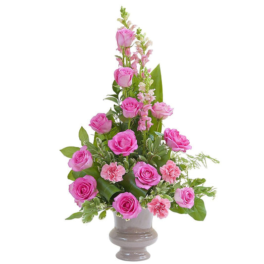 Peaceful Pink Small Urn