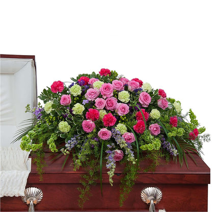 Forever Cherished Casket Spray