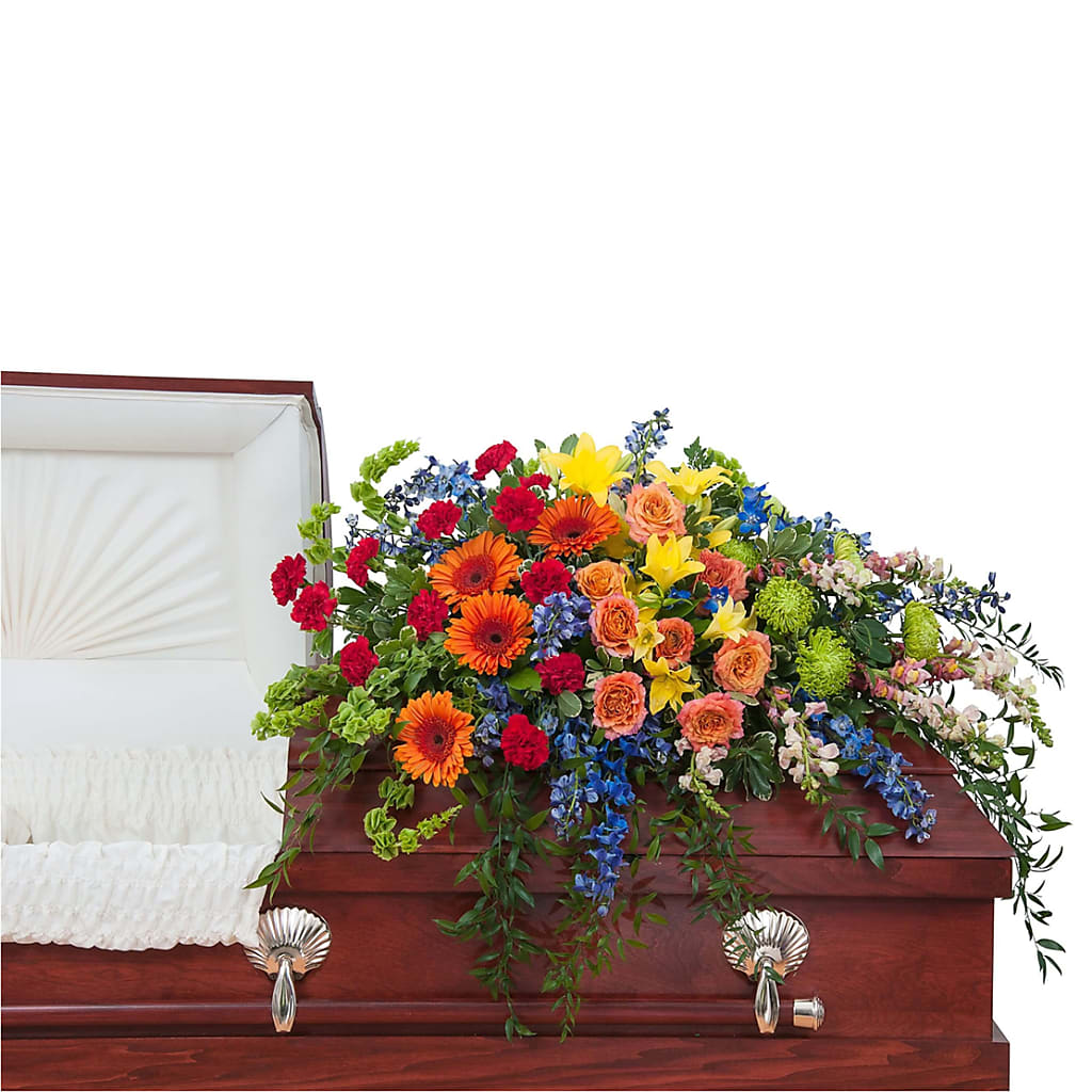 Treasured Celebration Casket Spray