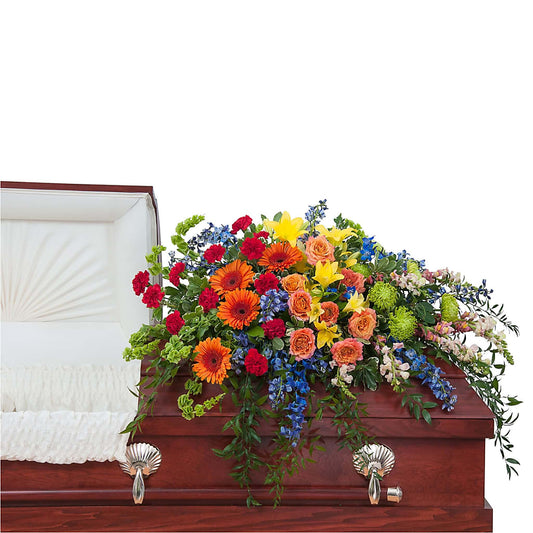 Treasured Celebration Casket Spray