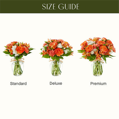 Apricot Glow Bouquet – VIC'S FLORAL INC, Cleveland OH