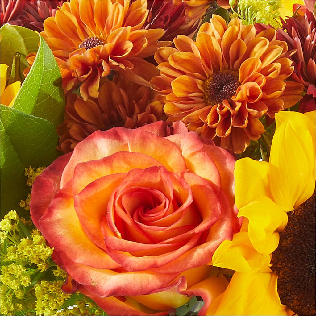 Flannel Scarf Bouquet – VIC'S FLORAL INC, Cleveland OH