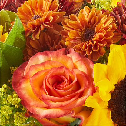 Flannel Scarf Bouquet – VIC'S FLORAL INC, Cleveland OH