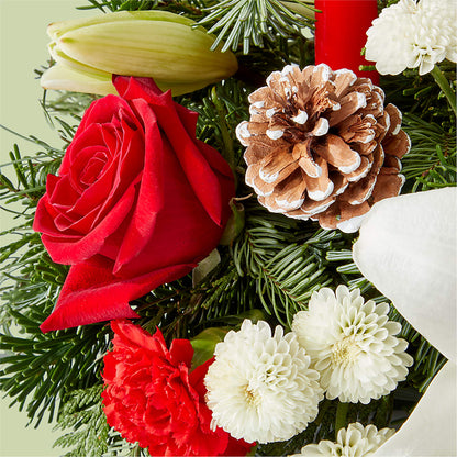 Seasonal Festivities Centerpiece – VIC'S FLORAL INC, Cleveland OH