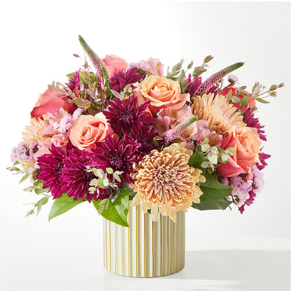Berry Cobbler Bouquet with Ivory Vase – VIC'S FLORAL INC, Cleveland OH