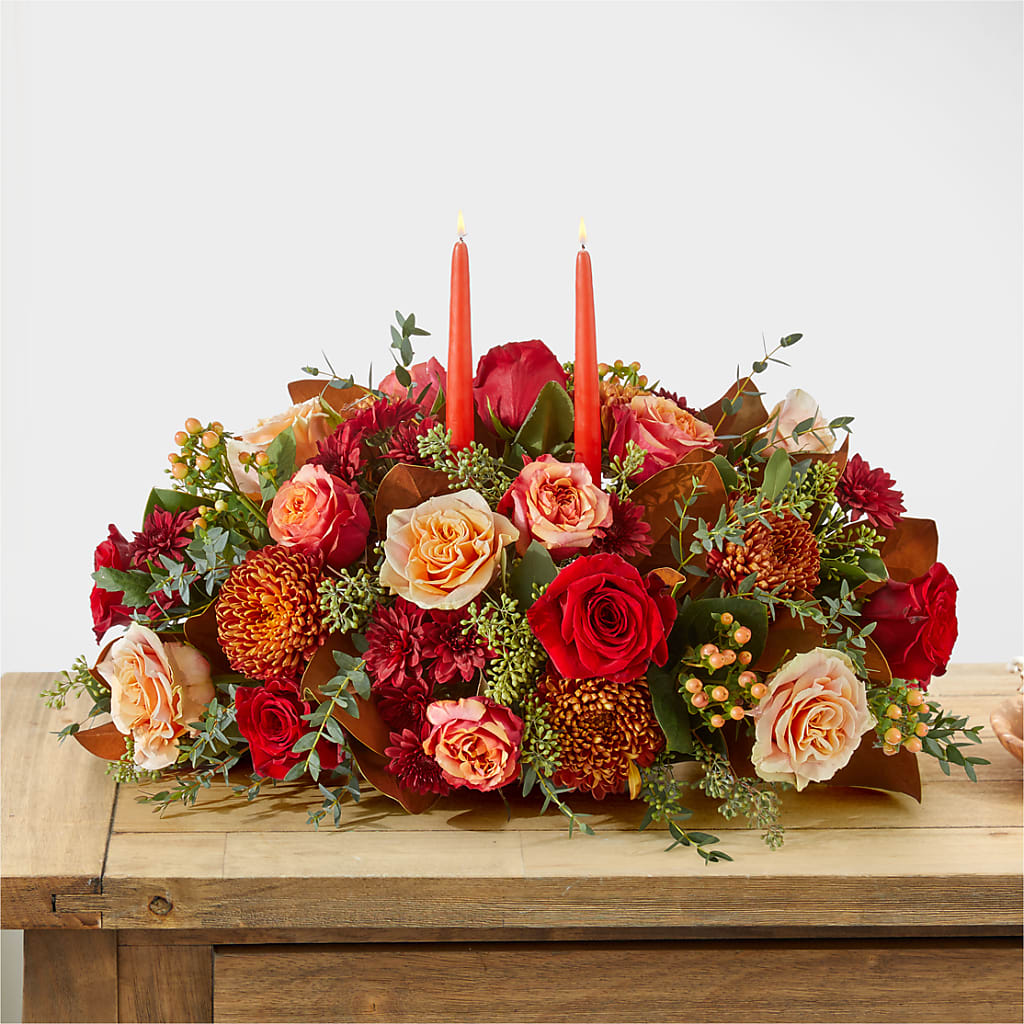 Gather Near Centerpiece – VIC'S FLORAL INC, Cleveland OH
