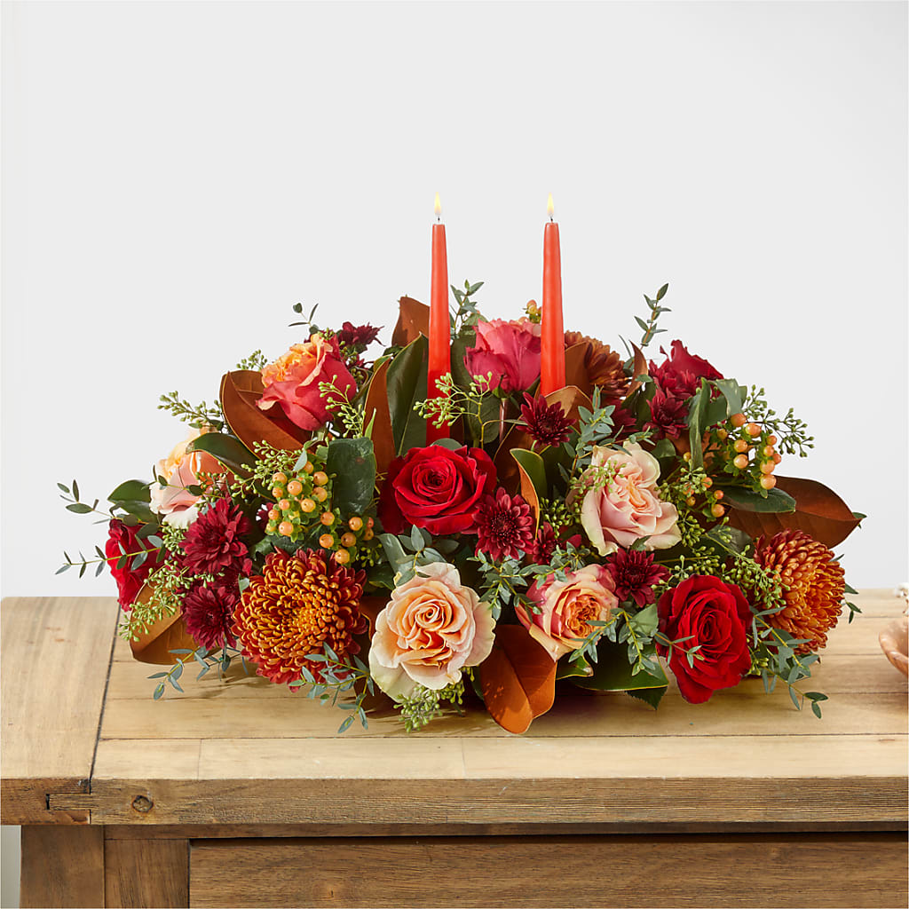 Gather Near Centerpiece – VIC'S FLORAL INC, Cleveland OH
